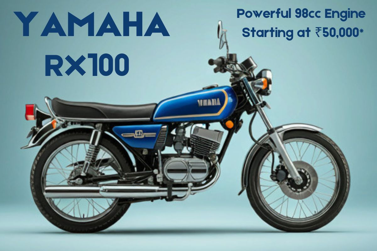 Yamaha RX 100 98cc engine with modern features and classic design